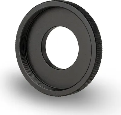 Produktbild von Walimex pro T2 Adapter auf C-Mount - Adapterring mit manuellem Fokus, einfache Handhabung, Objektiv-Anschlussring kompatibel mit C-Mount Kameras