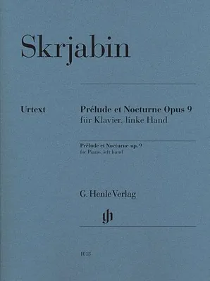 Obrázok produktu pre Skrjabin, A: Prélude et Nocturne Opus 9 für Klavier
