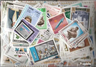 Produktbild von Briefmarken Ajman 1.000 verschiedene Marken