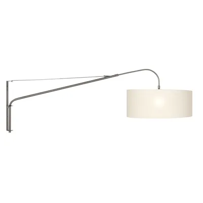 Immagine prodotto di Steinhauer - lampada da parete - Elegant Classy - acciaio - metallo tessuto - lampada d'atmosfera - E27 - 9328ST