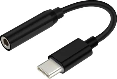 Image de Adaptateur Aisens Jack 3,5 mm vers USB-C Noir