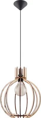 Produktbild von Hängeleuchte ARANCIA Naturholz 1xE27 15W Holz 100x17x28cm Sollux Lighting