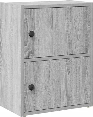 Obrázek produktu pro vidaXL Knihovna Grey Sonoma 40x24x52 cm Materiál na bázi dřeva