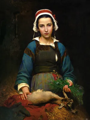 Produktbild von Emile Auguste Hublin Kunstdruck Bild - A Friend In Need, 1879 (80 x 60 cm)