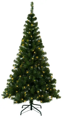 Produktbild von Best Season LED-Weihnachtsbaum "Ottawa" beleuchtet, outdoor ca.180 cm, 180 warm white LED, Kunststoff-Fuß, 609-02