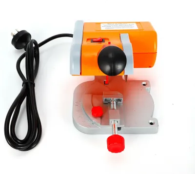 Obrázek produktu pro Mini stolní kotoučová pila Kotoučová pila Pokosová pila Pilový kotouč 0°-45° Úhlová pila Pilový kotouč na ocel, dřevo, kov