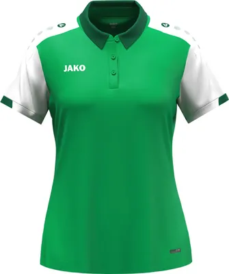 Immagine prodotto di JAKO Polo Dynamic da donna - 6370D, Colore:verde/bianco/verde scuro, Taglia:L (42/44)
