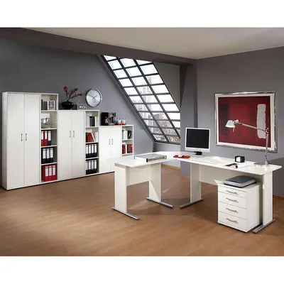 Produktbild von Aktenregal 3 OH, STETTIN-16 weiss, B x H x T: 40 x 111 x 34 cm