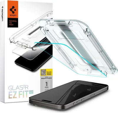 Zdjęcie produktu dla Spigen AGL06898, Apple, iPhone 15 Pro, Odporny na zadrapania, Odporny na wstrząsy, 1 szt.