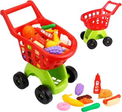 Produktbild von Kinder-Einkaufstolle Mit Zubehör Lebensmittel Fun Technok 8713