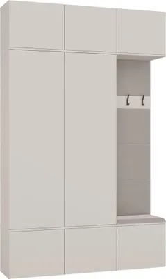 Produktbild von Garderobe HAGA III 2SZ1W Kaschmir