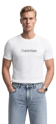 Produktbild von Calvin Klein Jeans 519906 Herren T-Shirt Weiß : Größe - L Größe: L