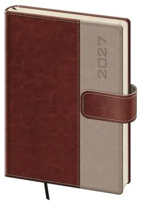 Zdjęcie produktu dla Tygodniowy planer A5 Classic z magnesem, kolor brązowy (DCL423-1-27)