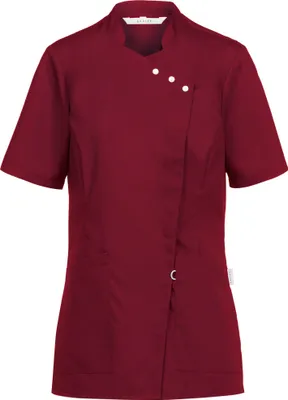 Produktbild von Greiff CARE Damen Kasack Kurzarm Regular-Fit Lyocell Bordeaux L