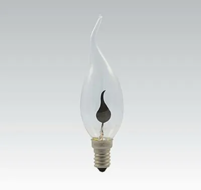 Produktbild von NBB Glühlampe 240V 3W E14 C35x125mm Flamme 349020