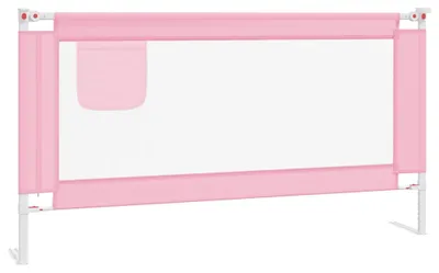 Obrázek produktu pro vidaXL Chránič postele pro batolata růžový 160x25 cm Látka