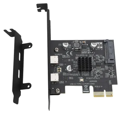 Immagine prodotto di Scheda di espansione USB 3.2 PCI Express GEN2 Dual Type C High Speed ​​10 Gbit/s per PC desktop Windows