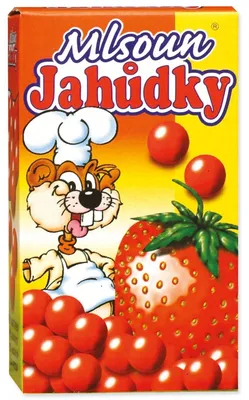 Productafbeelding van Pochoutka, hazelnootpasta, aardbeienvulling, 50g