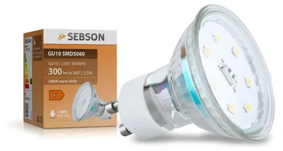 LED Lampe GU10 warmweiss 4W / 30W Leuchtmittel Strahler Spot 230V 300lm SEBSON