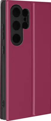 Produktbild von Avizar, Soft-Touch Hülle für Samsung Galaxy S24 Ultra mit Standfunktion, Bordeaux