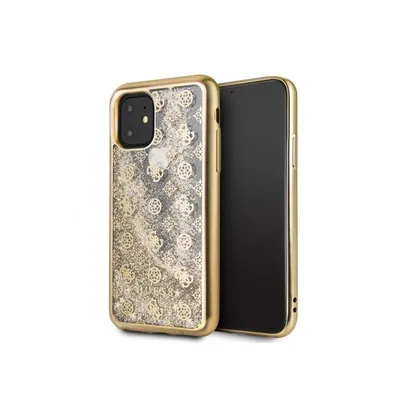 Immagine prodotto di Guess Guhcn61Peolggo Custodia rigida per Iphone 11Złoty/Oro 4G Peony Liquid Glitter