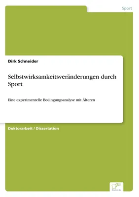 Produktbild von Selbstwirksamkeitsveränderungen durch Sport