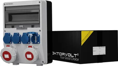 Obrázok produktu pre Sieťový rozvádzač TD 32A 16A 4x230V IP54 rozvádzač Doktorvolt 2213