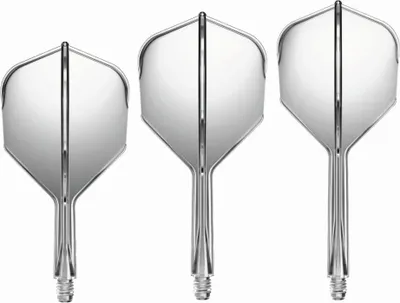 Produktbild von GOAT - Air Clear No6 Flights Short, 3 Kunststoff Darts Flights Inkl. Schaft, Dart Zubehör