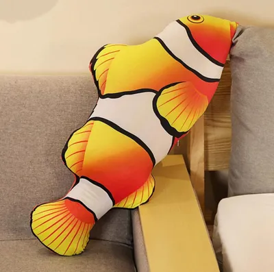 Obrázok produktu pre Plyšová hračka – klaun - 30 cm plyšová ryba