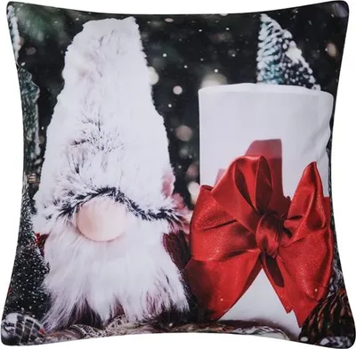 Produktbild von Kissenbezug, Dekokissenbezug, Weihnachtskissenbezug 42x42 cm 983 Weihnachtselfen