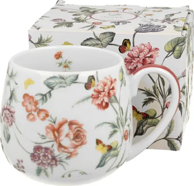 Produktbild von DUO FLORAL Fassbecher 430 ml MILAGROS New Bone China Porzellan