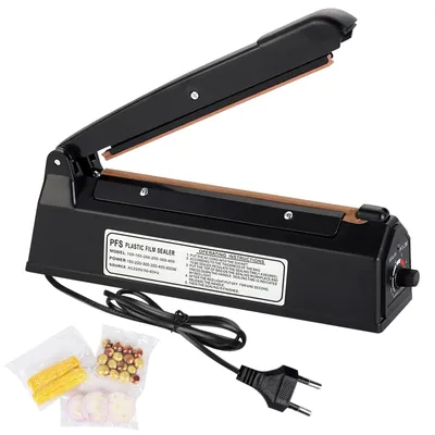 Immagine prodotto di Saldatrice a sigillatura sottovuoto Sigillatrice per pellicola - Larghezza di saldatura 200 mm - 200 W - 8 livelli di temperatura