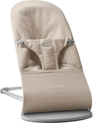 Produktbild von BabyBjörn Babywippe Bliss Woven Mélange hell beige