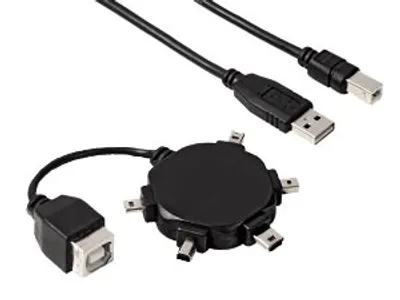 Produktbild von Hama Multi Mini USB Adapter Set - USB-Adapterkit - Schwarz