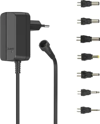 Obrázek produktu pro Hama 00223612, 7,2 W, 100 - 240 V, Přehřívání, Přetížení, Přepólování, Zkrat, Černá, CE, 93 mm