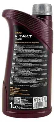 Obrázek produktu pro Mannol 4-takt Plus 10W-40 4 litry