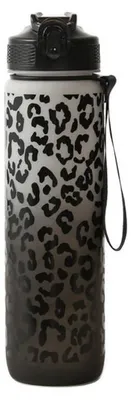 Image de eCa BD43WZ1 Bouteille d'eau de sport 1000 ml, blanc-noir