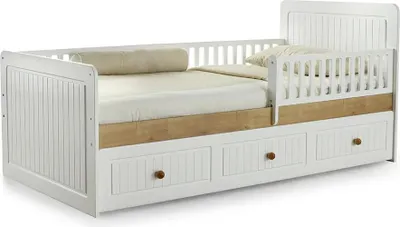 Produktbild von Bettrahmen Kinderbett Bett Kinderzimmer Kinderzimmermöbel Weiße
