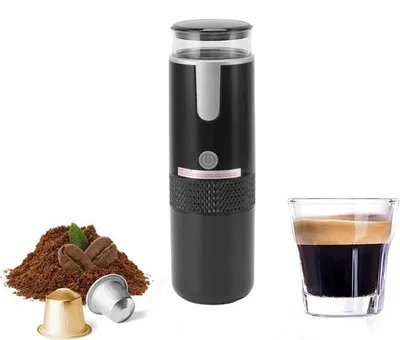 Obrázok produktu pre Prenosný kávovar na kapsule – originálne kapsule pre klasický prenosný kávovar na cesty – ručný espressovač