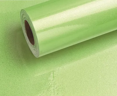 Produktbild von 10 m x 60 cm Tapeten einfarbig glitzer Effekt grün hell  3000-S Art. 3114 selbstklebend verschiedene Trendfarben Tapete Folie abwischbar