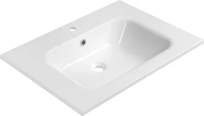 Produktbild von ARECA Gussmarmor-Waschtisch, 71x51,5cm, Weiß