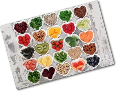 Produktbild von Tulup Glas Herdabdeckplatte - 80x52 cm - Glaskeramikkochfeld-Abdeckung Spritzschutz Glasabdeckplatte - Einteilig - Essen & Getränke - Gesundes Essen - Mehrfarbig