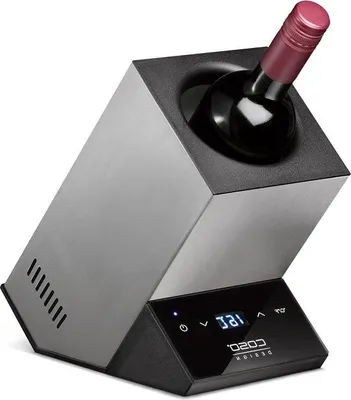 Immagine prodotto di Portabottiglie in acciaio inossidabile per 5 bottiglie, set di 5 refrigeratori per vino