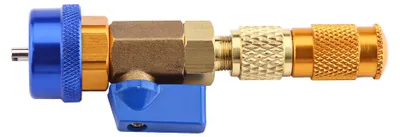 Image de Extracteur et installateur rapides pour les valves de systèmes de climatisation automobile R134a / R12 / CR?206, adaptés aux systèmes basse pression