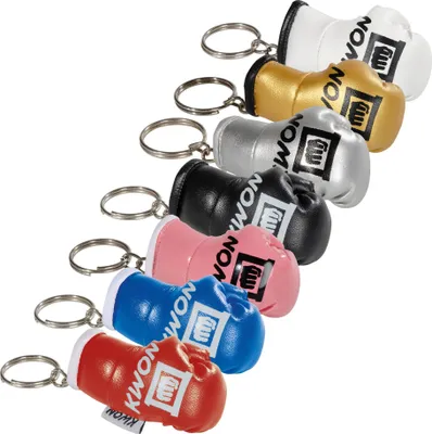 Produktbild von Schlüsselanhänger Mini Boxhandschuhe gold