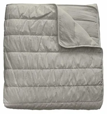 Tagesdecke Olimpia Perlgrau, 2 Stück, für 105 cm Bett