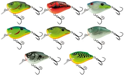 Produktbild von Salmo Squarebill 6cm - Wobbler, Salmo Farben:Chartreuse Powder Blue