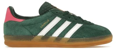 Produktbild von adidas Gazelle Indoor Collegiate Green Lucid Pink (Women's) - EU 35 1/3