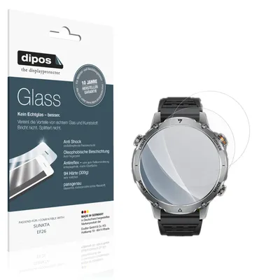 Produktbild von 2x Schutzfolie für SUNKTA EF26 matt - Anti-Shock 9H Folie dipos Glass Kunststoffglas