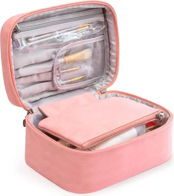 Große Make-up-Tasche Mit LED-Spiegel – Kosmetikkoffer Für Profis & Reisen